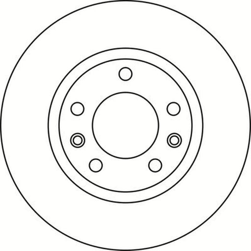 Abtex 2 x Solid Rear Brake Discs BD1903S