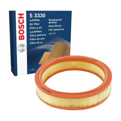 Genuine Bosch Car Air Filter S3330 Fits Fiat Seicento Ie - 1.1 - 98-10 145743333 Bosch  - Town Parts