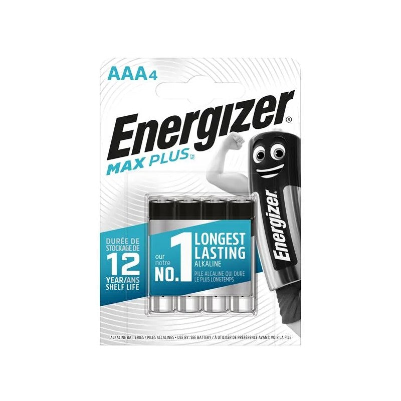 Energizer® MAX PLUS™ AAA Alkaline Batteries (Pack 4) - S13459