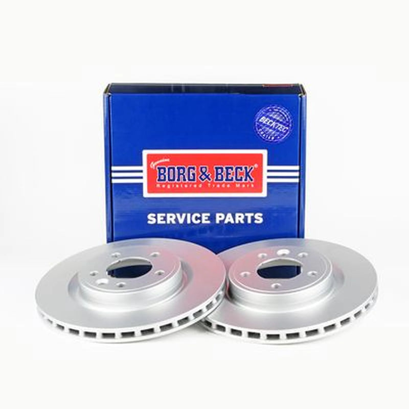 Borg & Beck 2 x Vented Rear Brake Discs BBD5626