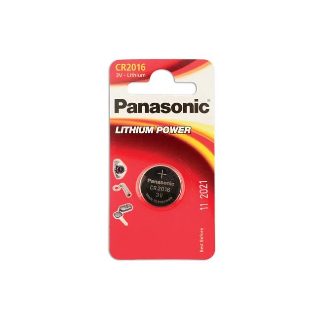 Panasonic Coin Cell Battery CR2016 3V 1pc x 12 - CPL
