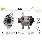 Valeo Car Alternator 12V 443089