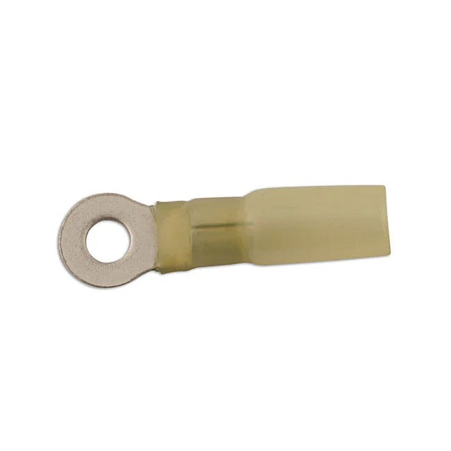 Connect Yellow Heat Shrink Ring Terminal 25pc 4-10mm