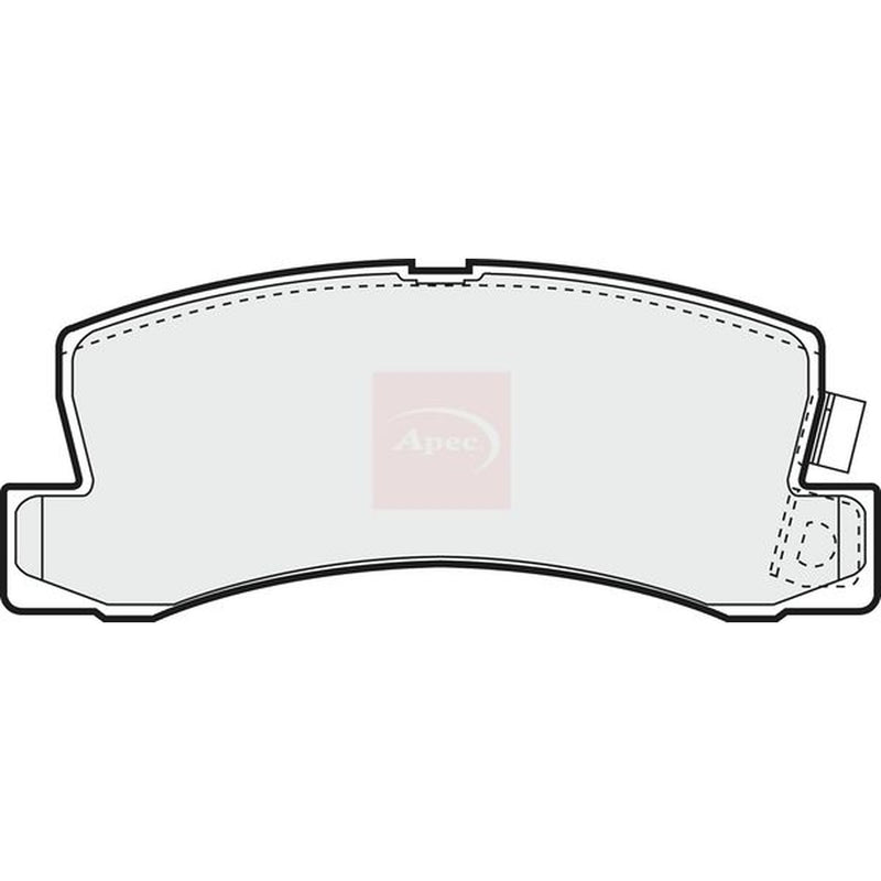 Apec Rear Brake Pad Set PAD777