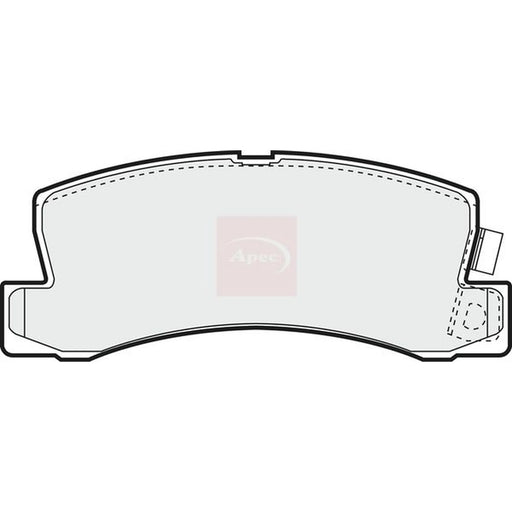 Apec Rear Brake Pad Set PAD777