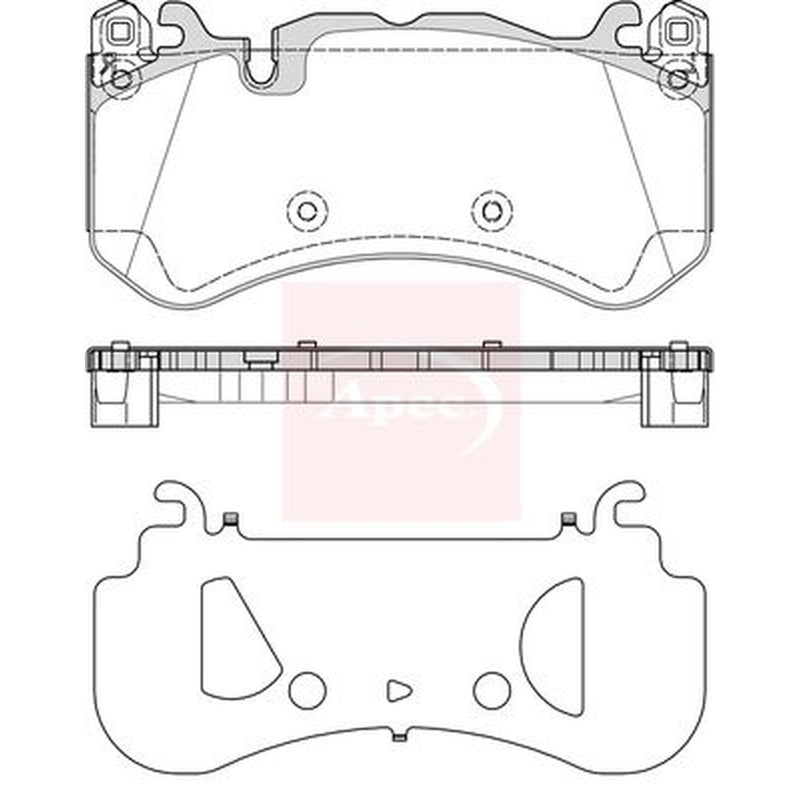 Apec Front Brake Pad Set PAD2361