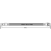 Abtex Brake Hydraulic Hose Line Rear ABH1162