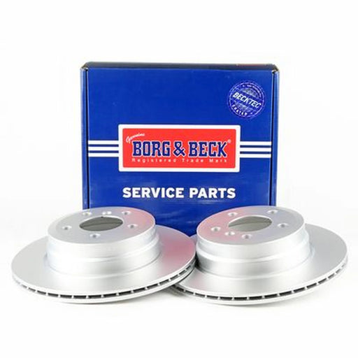 Borg & Beck 2 x Vented Rear Brake Discs BBD4726