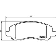 DON Front Brake Pad Set PCP1453