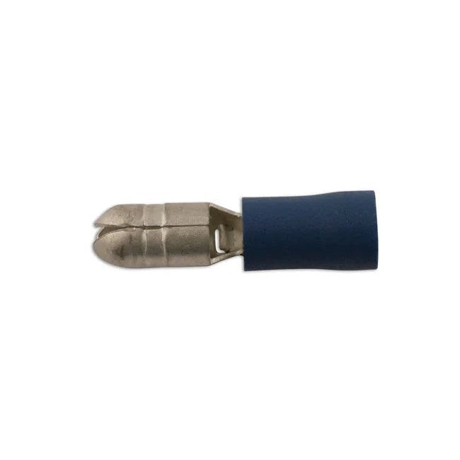 Connect Blue Male Bullet Terminal 5mm 10pc - CPL