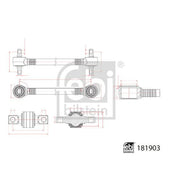 Febi Control/Trailing Arm Rear 181903
