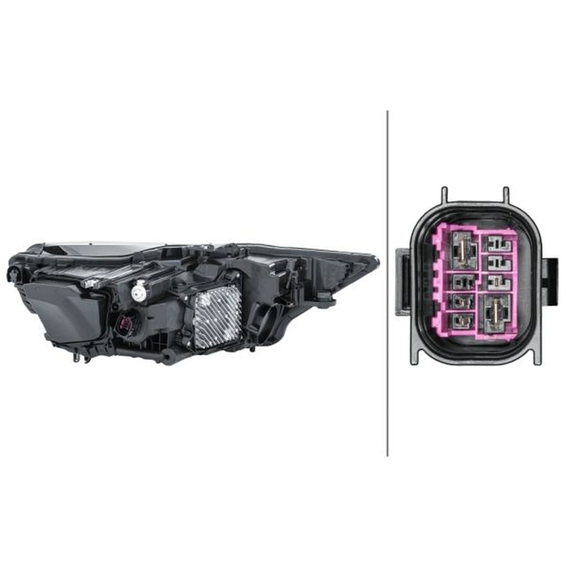 Hella Headlight Headlamp LED Left 1ZX 013 377-131