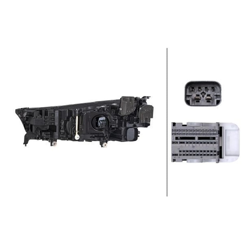 Hella Headlight Headlamp LED Right 1LX 014 952-541