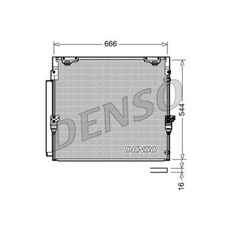 Denso Air Conditioning Condenser DCN50036
