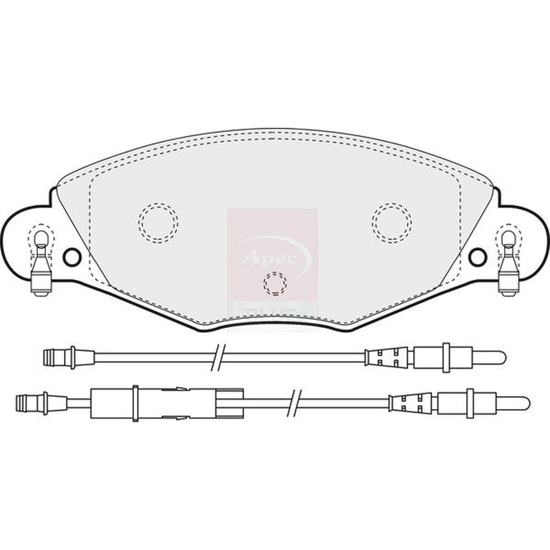Apec Front Brake Pad Set PD3184