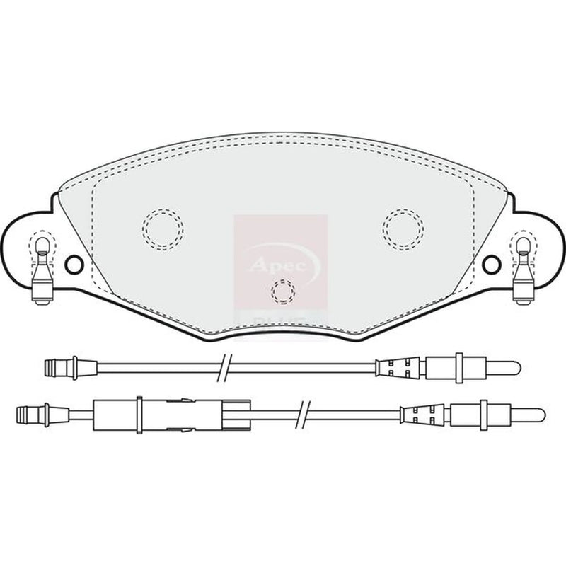 Apec Front Brake Pad Set PD3184