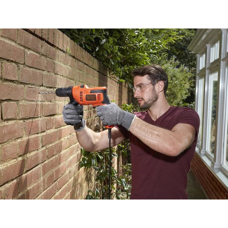 Black + Decker BEH200 Electric Hammer Drill 500W 240V - BEH200-GB