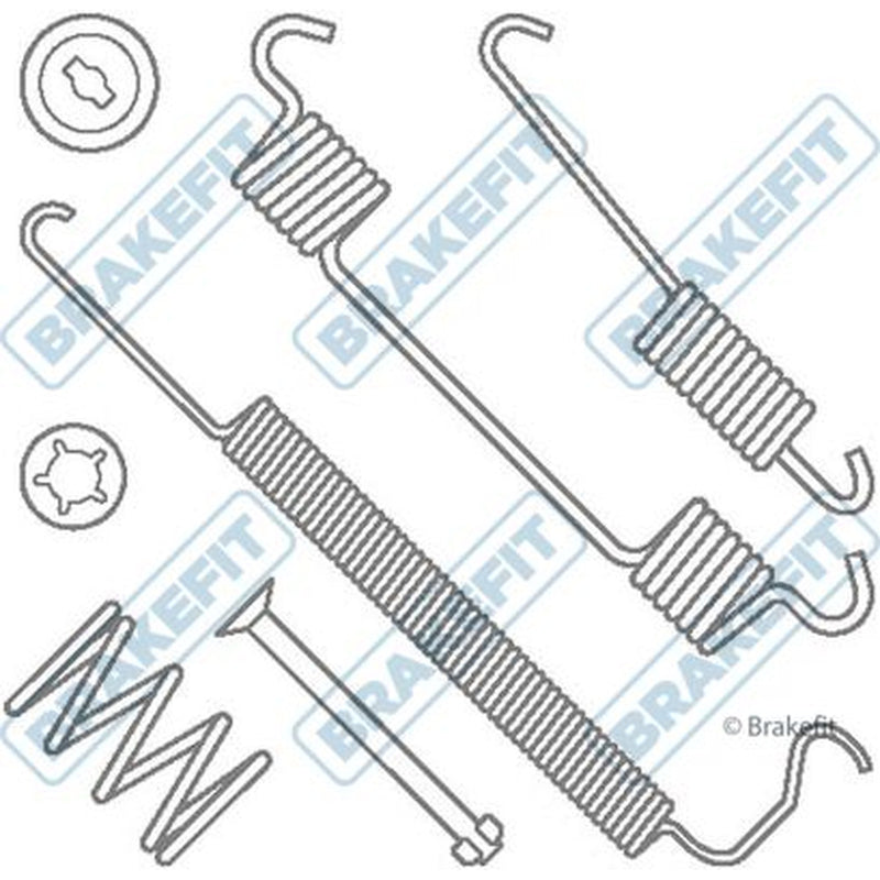 Apec Brake Shoe Accessory Kit Rear BKT2038