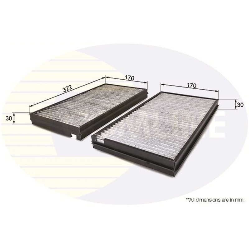 Comline Cabin Air Filter (Pollen Filter) EKF158A