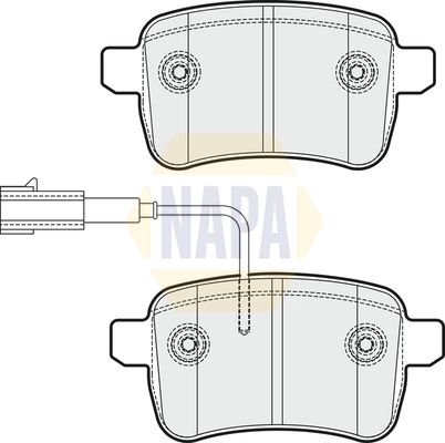 NAPA Front & Rear Pads fits ALFA ROMEO