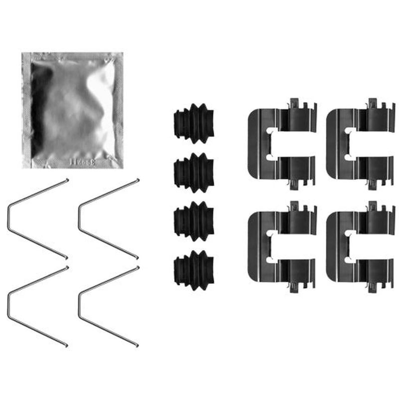 Textar Brake Pad Accessory Fitting Kit Rear 82551600