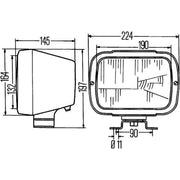 Hella Headlight Headlamp T4W Right 1AE 004 234-001