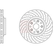 Apec 2 x Vented Rear Brake Discs DSK2831