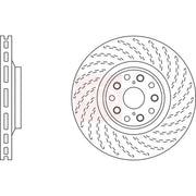 Apec 2 x Vented Rear Brake Discs DSK2831