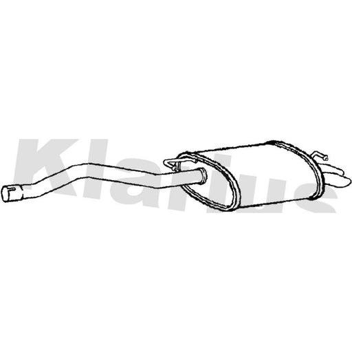 Klarius Box With Tail Pipe Rear VW643P