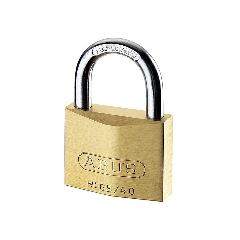 ABUS Mechanical 65/50mm Brass Padlock Master Keyed MK65501 - 10027481-01