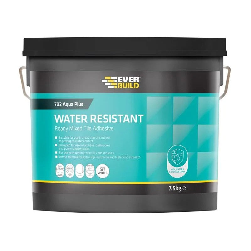 Everbuild Sika 702 Water Resistant Tile Adhesive 16kg/10 litre - 487072