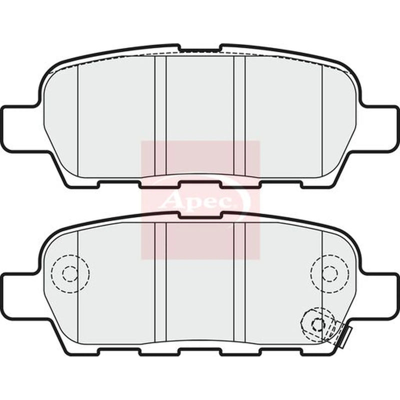 Apec Rear Brake Pad Set PAD1826