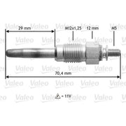 Valeo Diesel Engine Glow Plug 345190