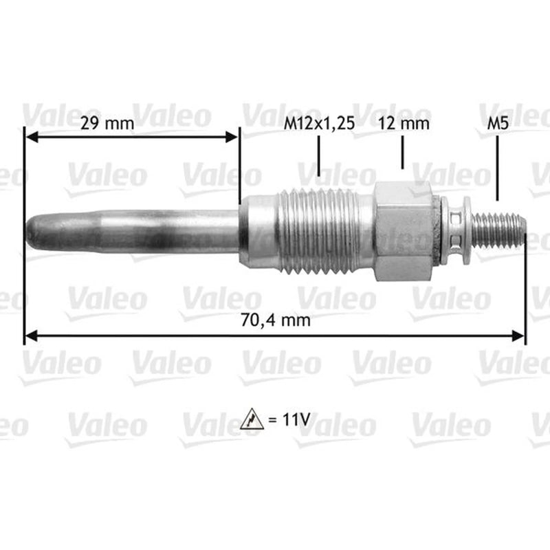 Valeo Diesel Engine Glow Plug 345190