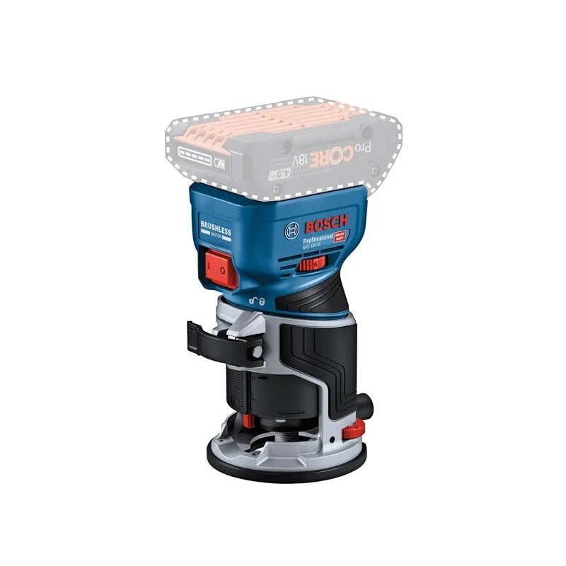 Bosch GKF 18V-8 Professional Cordless Palm Router 18V Bare Unit - 06016C2070