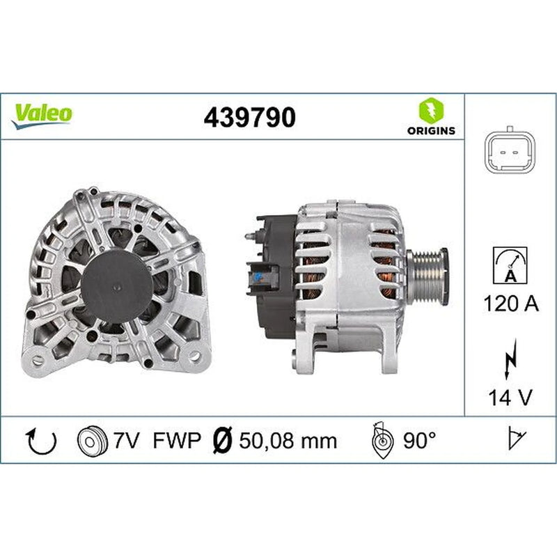 Valeo Car Alternator 12V 439790