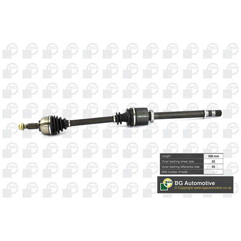 BGA CV Drive Shaft Driveshaft Front Right DS7331RA
