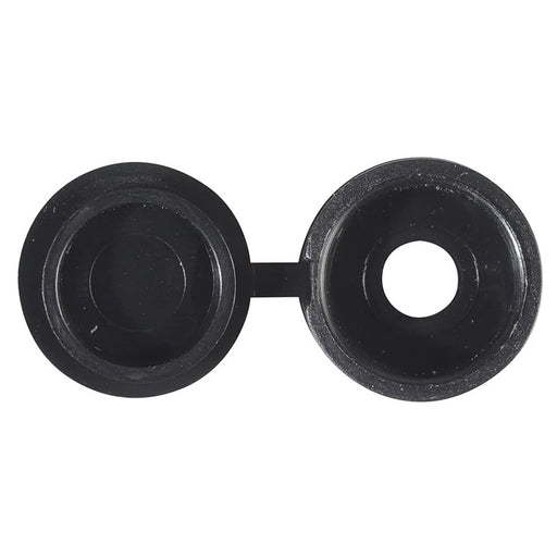 ForgeFix Hinged Cover Cap Black No. 6-8 Bag 100 - 100HCC2