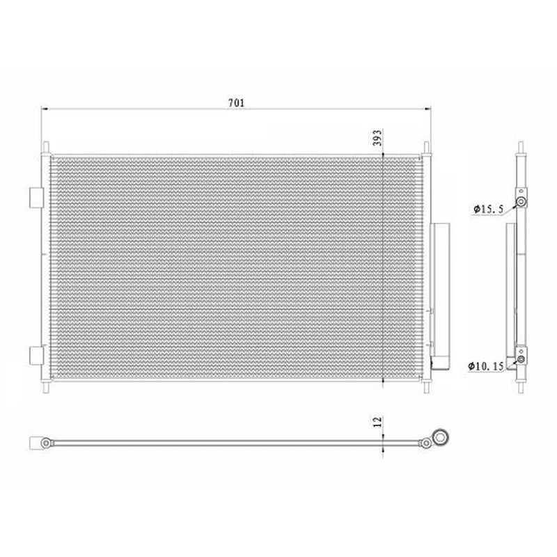 NRF Air Conditioning Condenser 350426