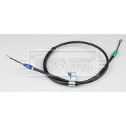 Borg & Beck Handbrake Cable Left Rear BKB3892