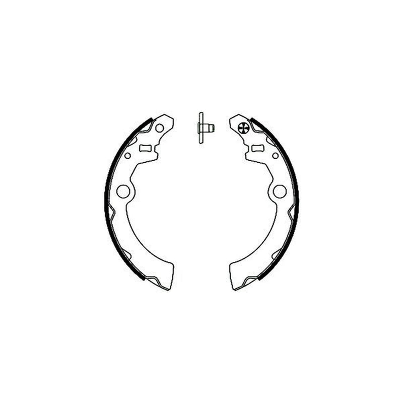 Textar Brake Shoe Set Axle Kit 91050800