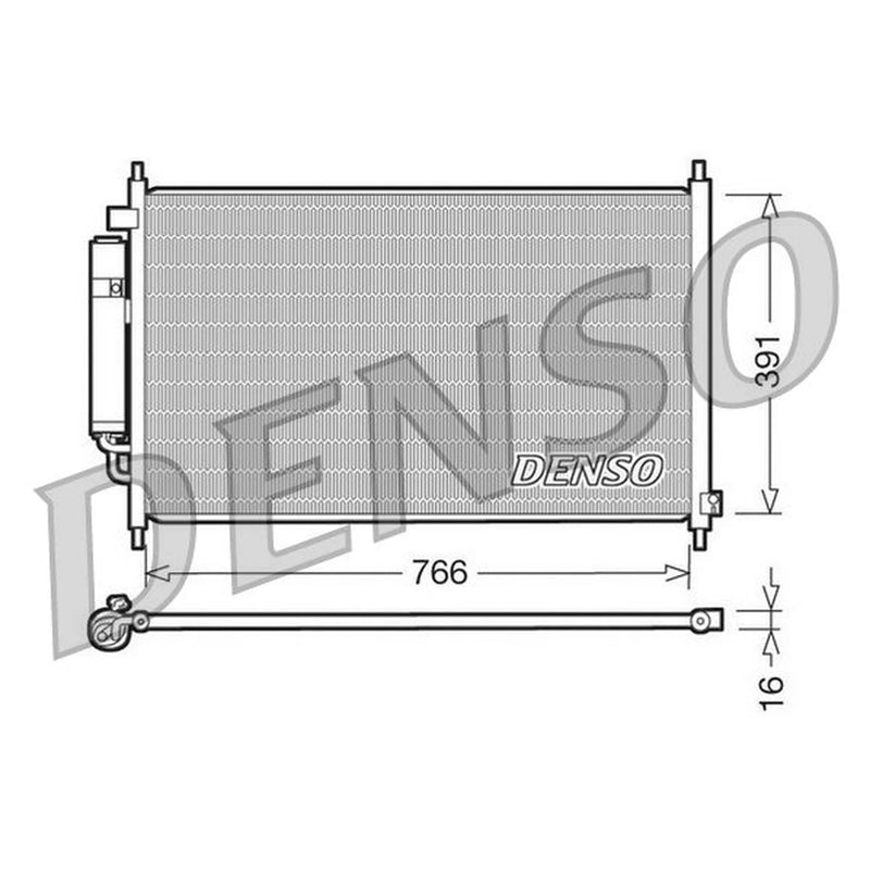 Denso Air Conditioning Condenser DCN40005