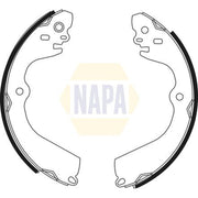 NAPA Brake Shoe Set Axle Kit NBS1079