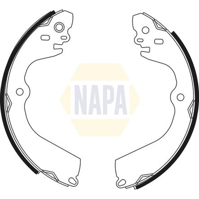 NAPA Brake Shoe Set Axle Kit NBS1079