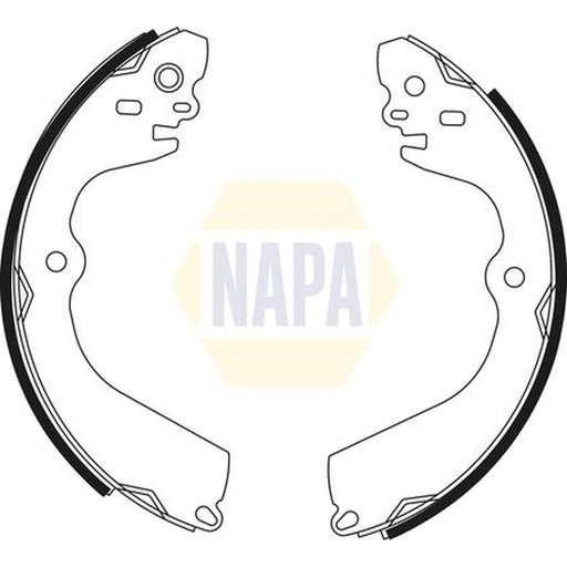 NAPA Brake Shoe Set Axle Kit NBS1079
