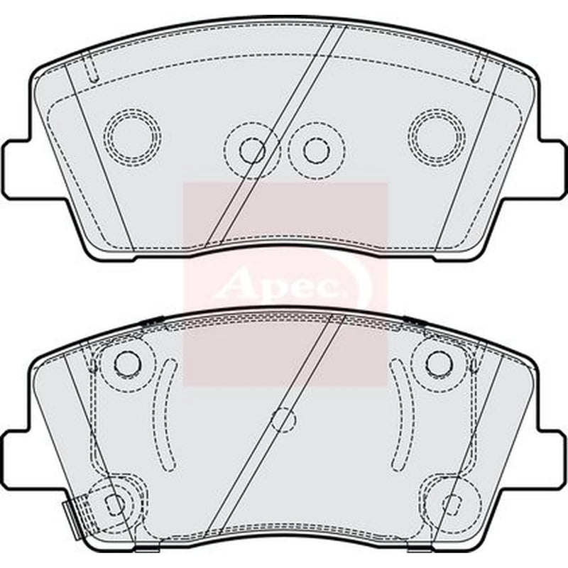 Apec Front Brake Pad Set PAD2264