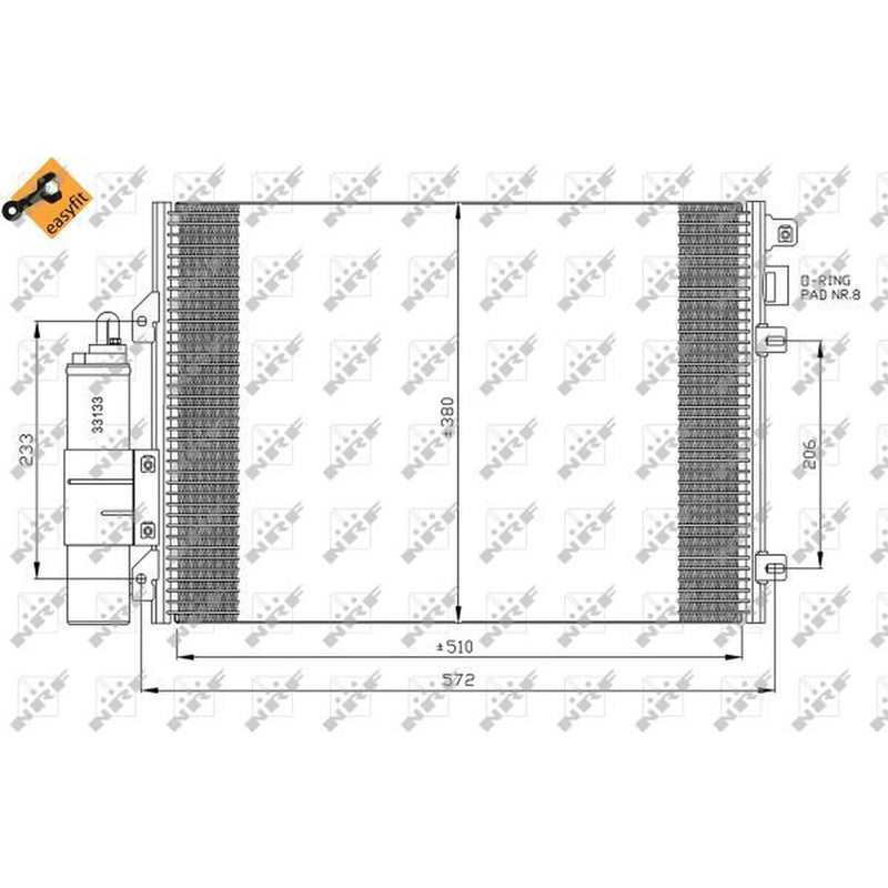 NRF Air Conditioning Condenser 35430
