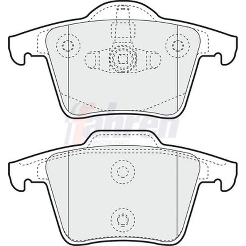 Fahren Rear Brake Pad Set FBP3189