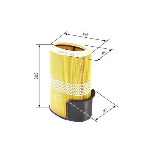 Genuine Bosch Car Air Filter S0131 Fits Porsche Boxster - 2.7 - 04-06 F026400131 Bosch  - Town Parts