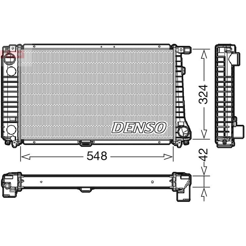Denso Engine Radiator DRM05016